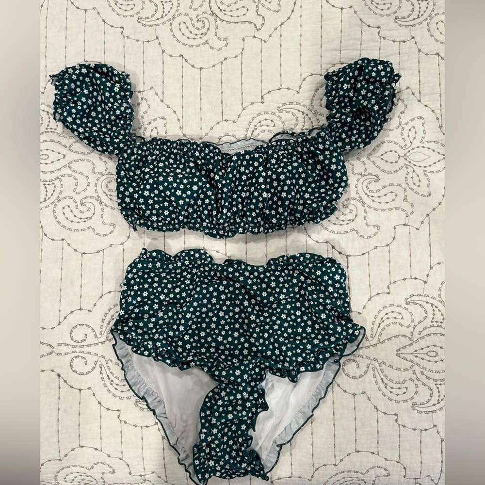 Shein floral swimsuit